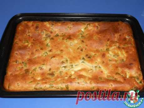 Пирог с луком и яйцом - кулинарный рецепт