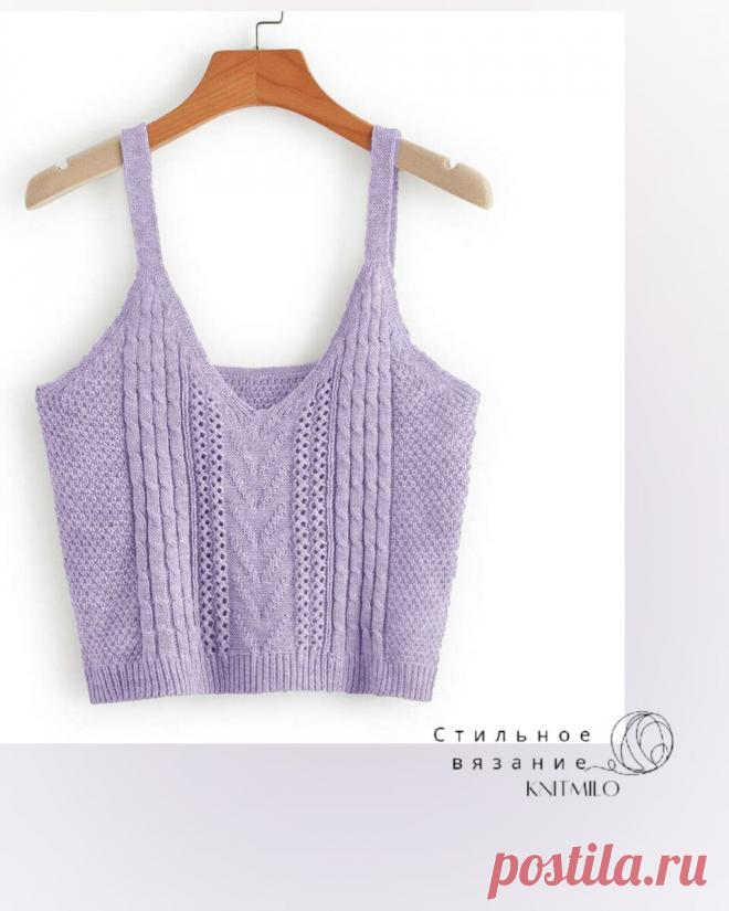 30 кроп-топов. Супер-идеи для стильного летнего вязания + ссылки на бесплатные мастер-классы. | Стильное вязание KNITMILO | Дзен