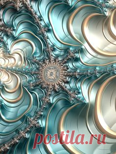 Jewelled Silk Frax - Lyn Taryn, Fractal art