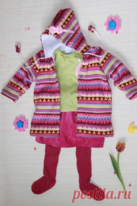 Детское  из маминого свитера (DIY) / Для детей /