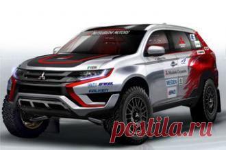 Авто Mitsubishi подготовила гибридный Outlander для участия в ралли - свежие новости Украины и мира