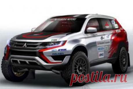 Авто Mitsubishi подготовила гибридный Outlander для участия в ралли - свежие новости Украины и мира