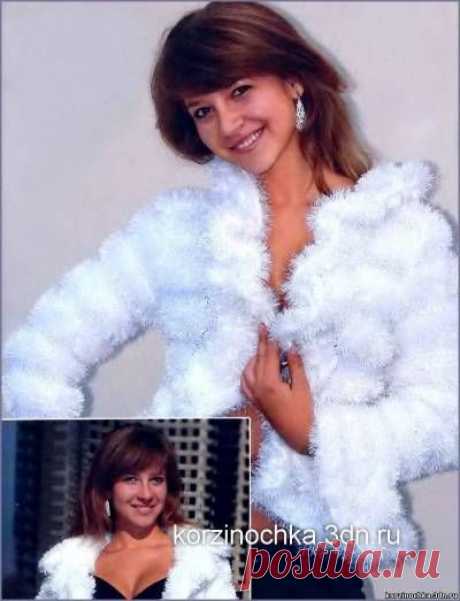 Вязаное болеро из &quot;Травки&quot; - 6 Марта 2013 - Вязание спицами, модели и схемы для вязания на спицах