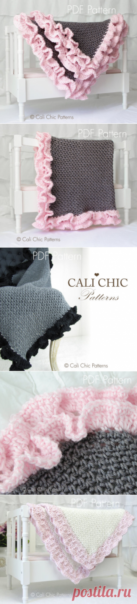 Crochet Baby Blanket PATTERN 109 Foxy Wrap Crochet Baby