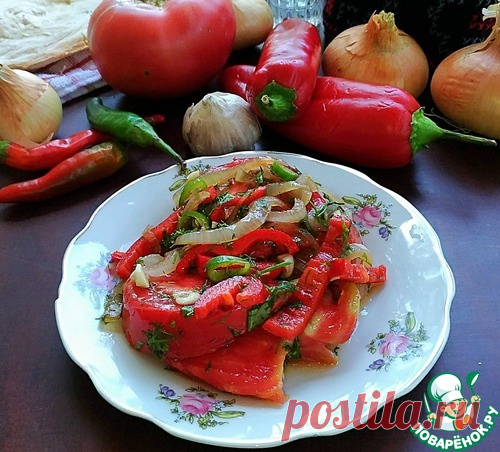 Маринованные помидоры дольками 