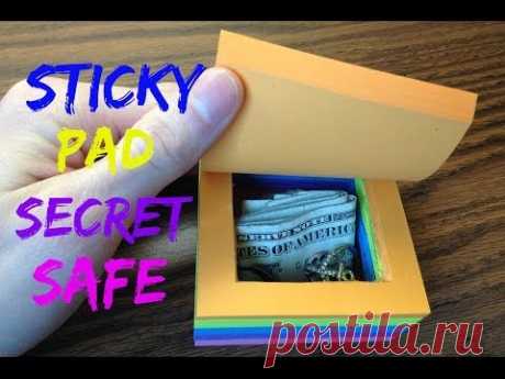 Turn a Pad of Post-it Notes Into a Secret Safe
