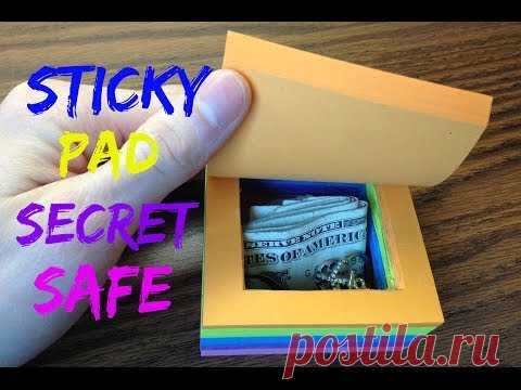 Turn a Pad of Post-it Notes Into a Secret Safe