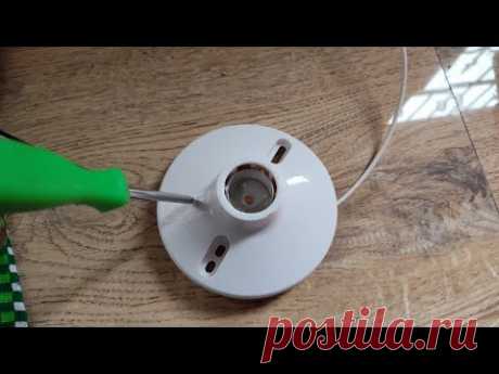 dónde conectar fase y neutro en una plafonera