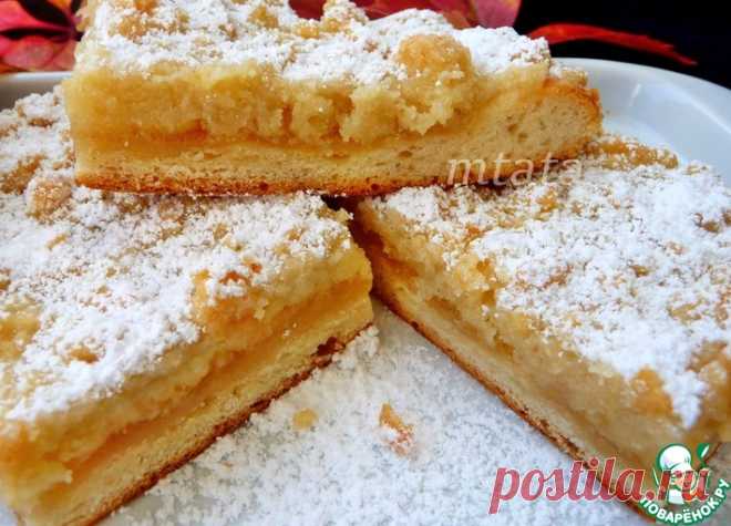 Дрожжевой штрейзельный пирог Кулинарный рецепт