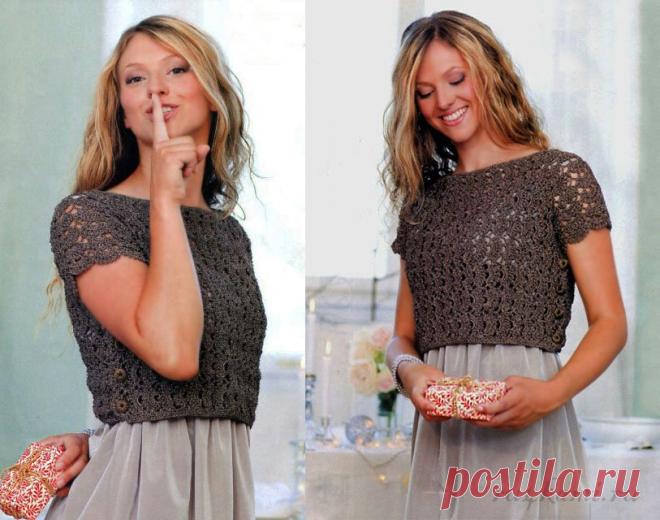 Как хорошо уметь вязать: Топ крючком