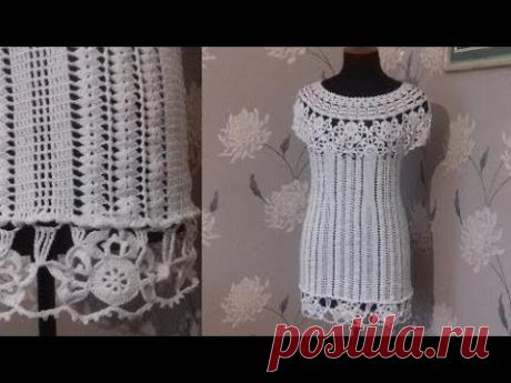 Платье крючком "Леонора" готово!