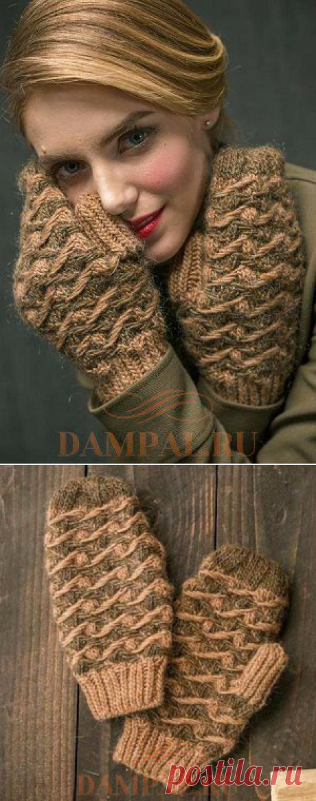 Теплые варежки «Jacquard» | DAMские PALьчики. ru