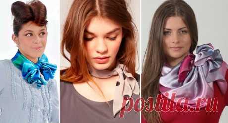 10 оригинальных идей, как носить шейный платок
