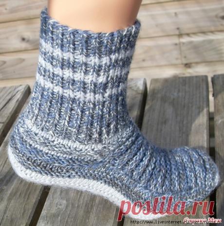 Меланжевые носки by Stepaszka