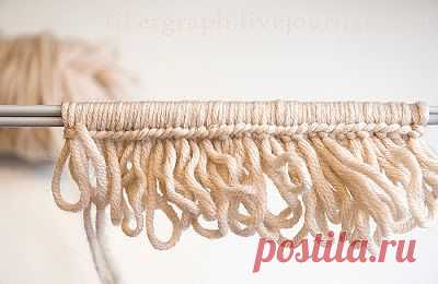 Наборный край - 3. "С бахромой. С тройной нитью. Машинный край" | ЖЕНСКИЙ МИР