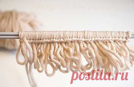 Наборный край - 3. &quot;С бахромой. С тройной нитью. Машинный край&quot; | ЖЕНСКИЙ МИР