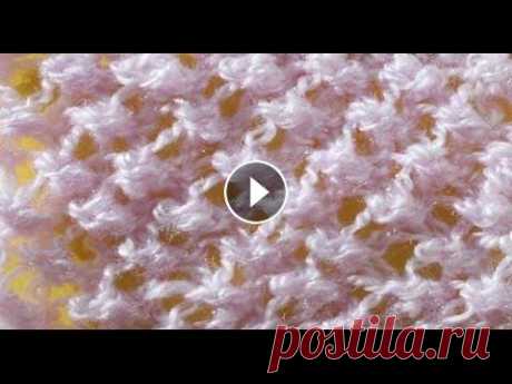 Узор паутинка спицами Узоры для начинающих вязанные спицами, схема узора Паутинка....