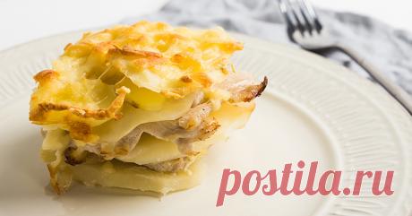 Уже слюнки текут! КАРТОФЕЛЬНАЯ ЗАПЕКАНКА С ИНДЕЙКОЙ — Вкусные рецепты