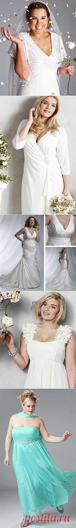 Свадебные платья больших размеров: для невест с полной фигурой