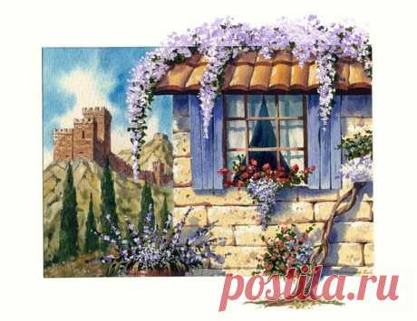 Художник Кроповинский Сергей Анатольевич. Aкварель