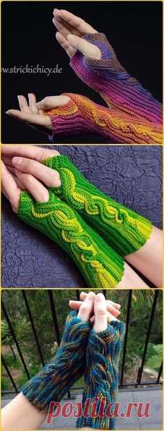 Crochet Comet Fingerless Gloves Paid Pattern - Crochet Arm Warmer Patterns