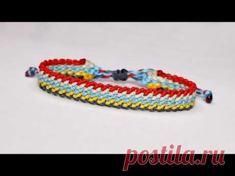 БРАСЛЕТ МАКРАМЕ. MACRAME BRACELET.