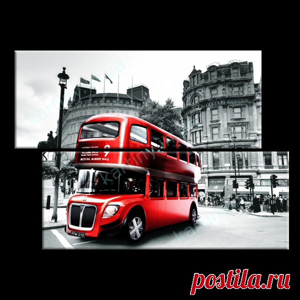 Модульная картина Автобус купить в Киеве, цена в Украине | Kartiny