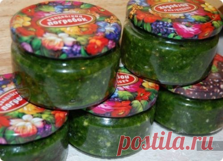 Заготовка-заправка для зеленого борща