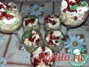 Новогодний закусочный салат - кулинарный рецепт