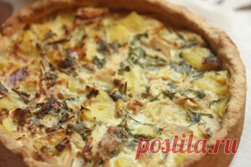 Пирог с курицей и картофелем — Женская страничка
