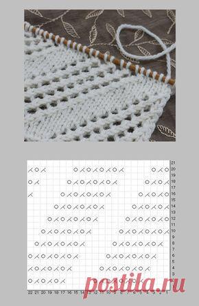 диагональные полосы Спицы Узор Схема