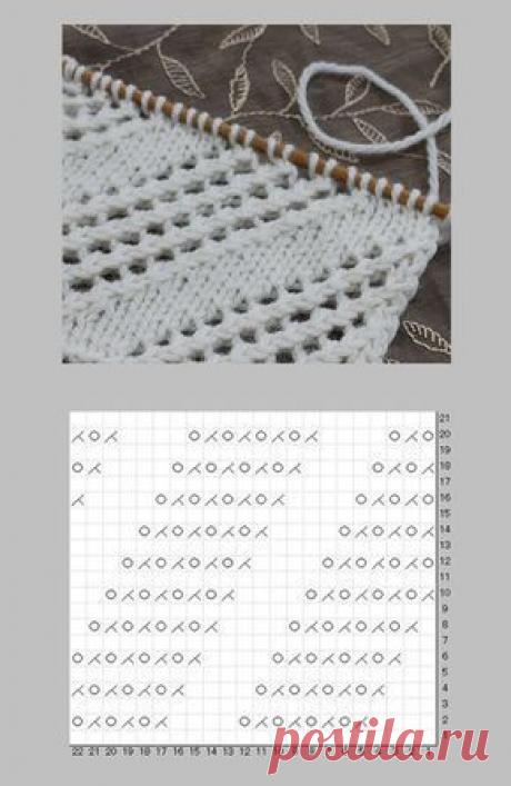 диагональные полосы Спицы Узор Схема