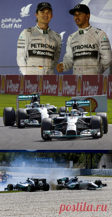 Росберг и Хэмилтон. Историческое сражение в картинках | Autosport.com.ru