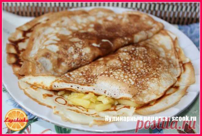 Блинчики с яблоками | Рецепты вкусных блюд