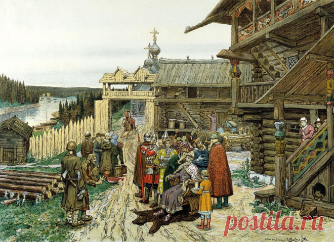 "Песнь о вещем Олеге", иллюстрации Виктора Михайловича Васнецова, 1899 год. | Исторический дискуссионный клуб