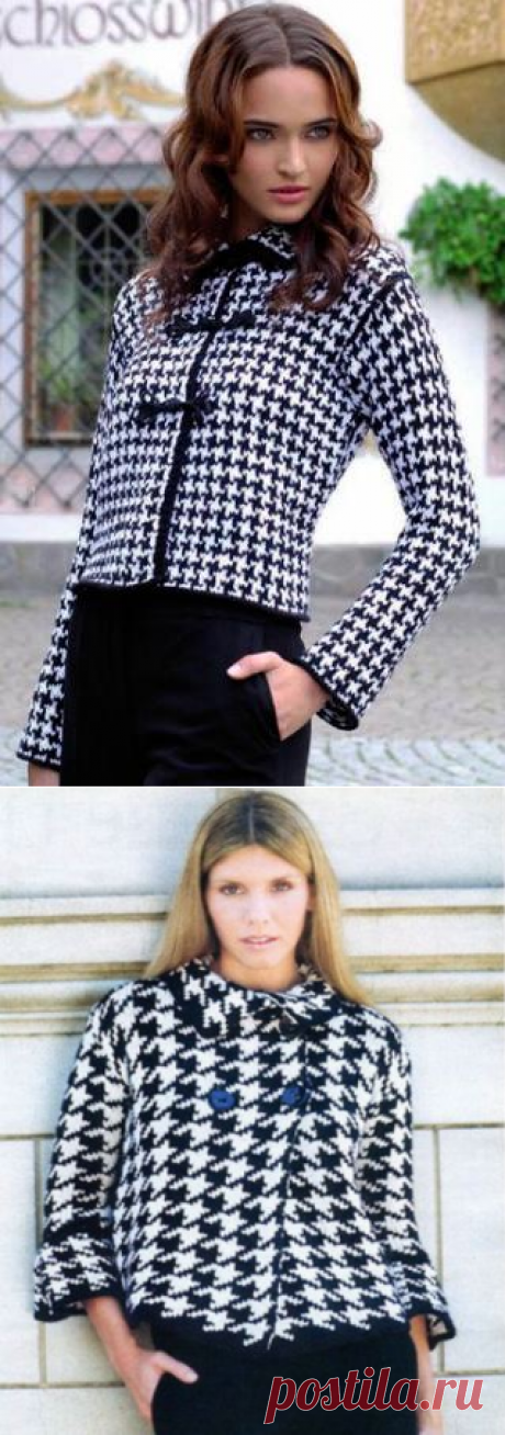 Шанель - Два жакета. Узор - куриная лапка