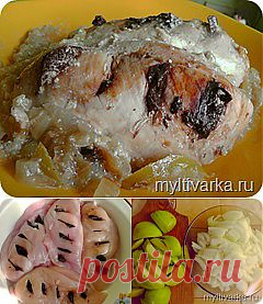 Пальчики оближете - куриное филе с черносливом..