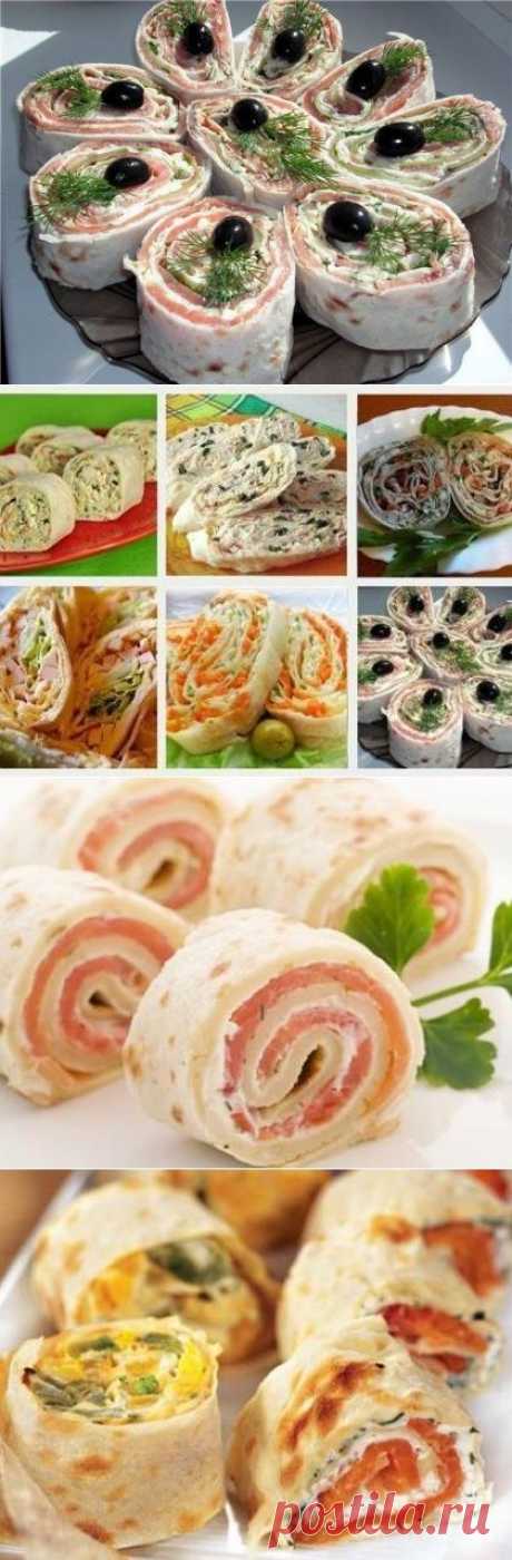 Закуски из лаваша. 13 вариантов - Простые рецепты Овкусе.ру