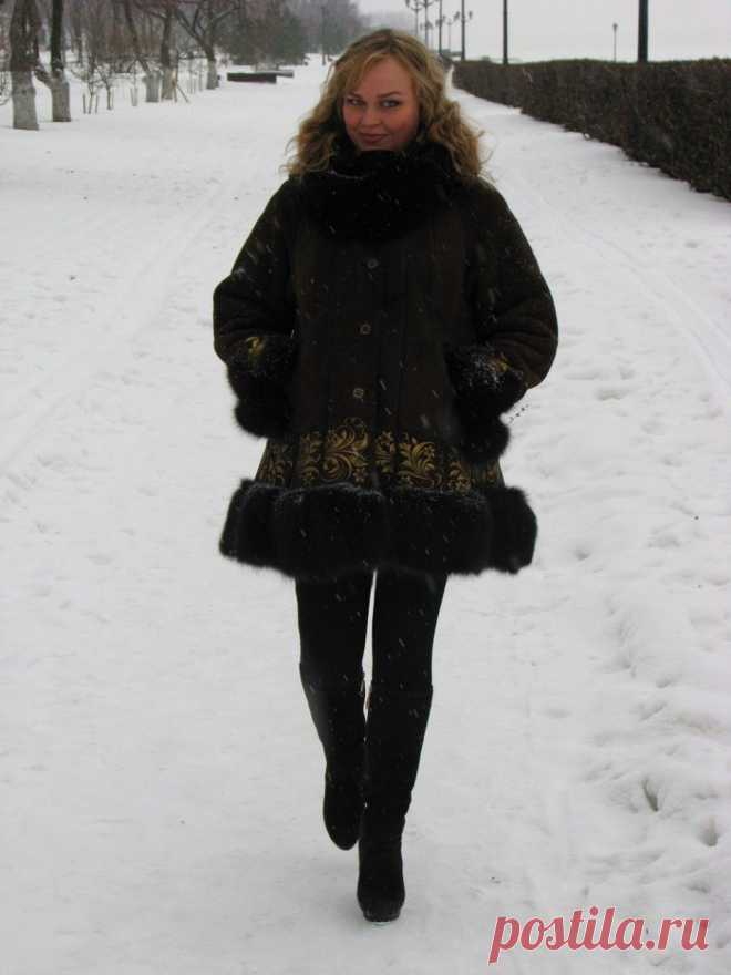 Спасение дубленки или превращение старой в новую