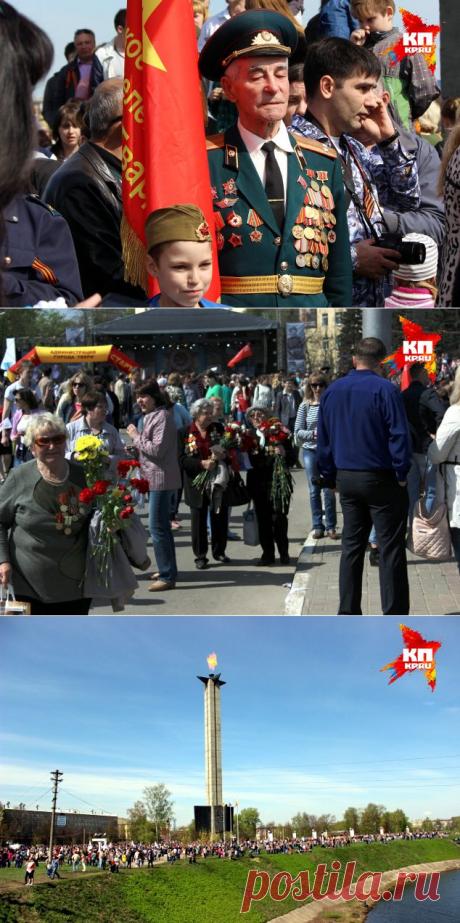Как прошел парад Победы в Твери / Фото: © Ozin  // TVER.KP.RU Комсомольская правда в Твери