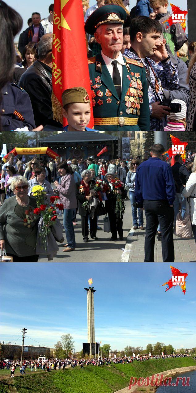 Как прошел парад Победы в Твери / Фото: © Ozin  // TVER.KP.RU Комсомольская правда в Твери