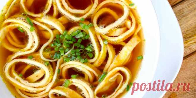 FLADLESUPPE (ФЛАДЛЕСУППЕ): НЕМЕЦКИЙ ТРАДИЦИОННЫЙ БЛИННЫЙ СУП
