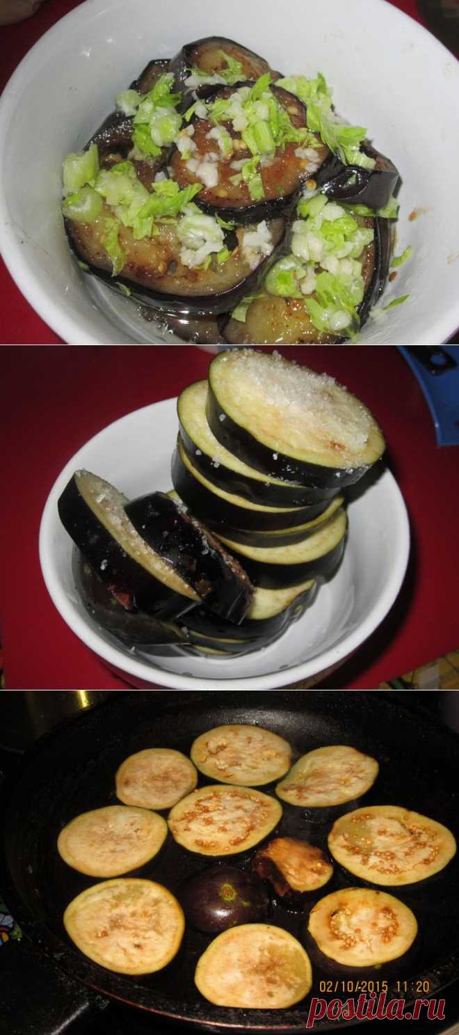 Баклажаны в заливке