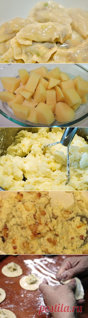 Вареники с вареным картофелем / Вареники / TVCook: пошаговые рецепты с фото