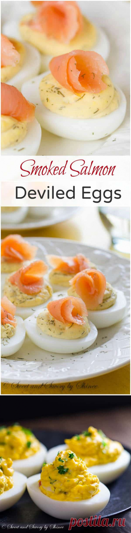 Smoked Salmon Deviled Eggs ~Sweet & Savory by Shinee
