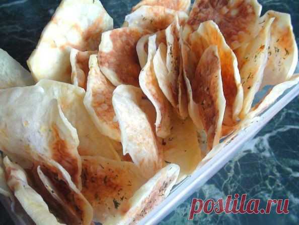 Домашние чипсы в микроволновке - пошаговый рецепт с фото