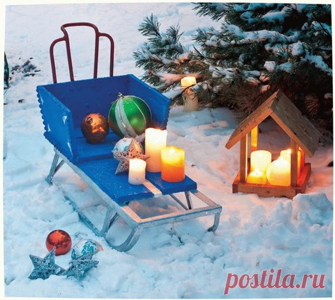 Рождество на даче - уютный праздник. Много фото Рождества на даче