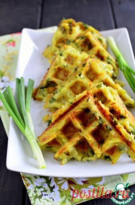 Картофельные драники в вафельнице – кулинарный рецепт