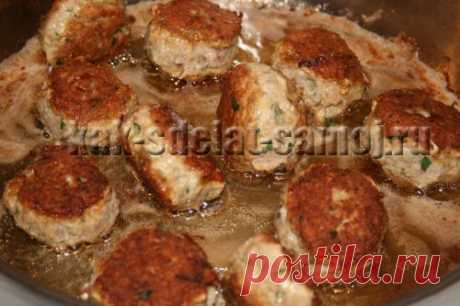 Куриные котлеты с плавленным сыром