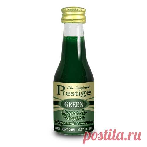 Эссенция (ароматизатор) для алкогольных напитков Prestige PR Green Peppermint Liqueur (Ликер мятный зеленый), 20 мл Эссенция Prestige PR Green Peppermint Liqueur — это простой способ приготовить 0,75л напитка «Ликер мятный зеленый»  Эссенции Prestige производятся в Швеции и являются эталоном качества. Характеристики, фото и отзывы покупателей. Купить эссенция (ароматизатор) для алкогольных напитков Prestige PR Green Peppermint Liqueur (Ликер мятный зеленый), 20 мл марки «P...
